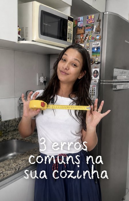 03 Erros na sua Cozinha, série educativa no Instagram